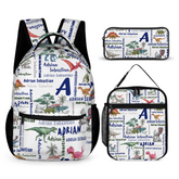 Dinosaur Name Personalized Custom Backpack - Gifts For Kids
